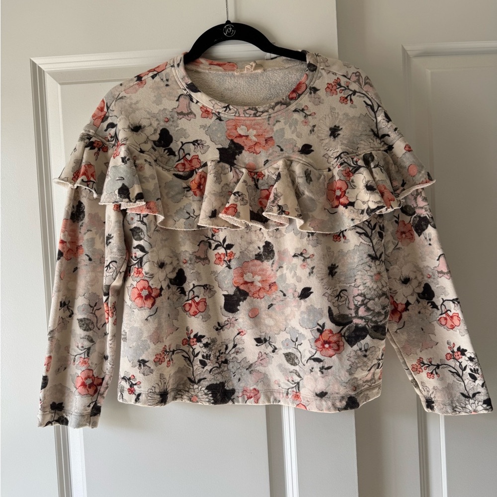 Floral Ruffle Sweater - Picture 3 of 5